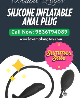 Buy Silicone Inflatable Anal Plug with Summer Discount Call 9836794089