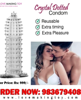 Get Reusable Dotted Crystal Condom Online Call 9836794089